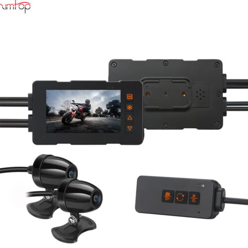 2023 New 4K  2K Waterproof WiFi GPS 2160P Motorcycle Camera  motorcycle recorder dvr dual lens