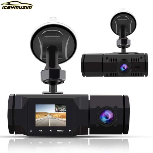 Night Vision DashCam 2023 2K 1296P Front Inside Cabin Car Dash Camera 1.5' LCD Night Vision DashCam   for  Taxi