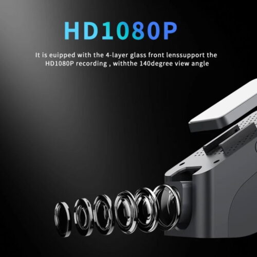 Dash Car Dvrs Mini Hidden 4G Dash Camera With WIFI Hotspot GPS Tracking Phone Live Video Check Dual Cams HD1080P