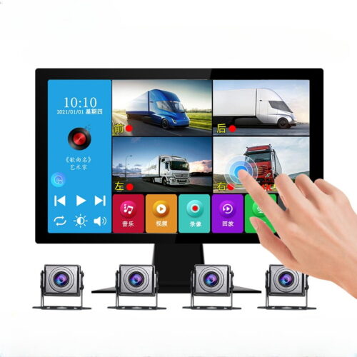 AHD 2CH  4CH Truck Monitor BSD Recording DVR system 1080P 720P  Rear View Camera Vehicle IPS Screen Support Blind Spot Detection