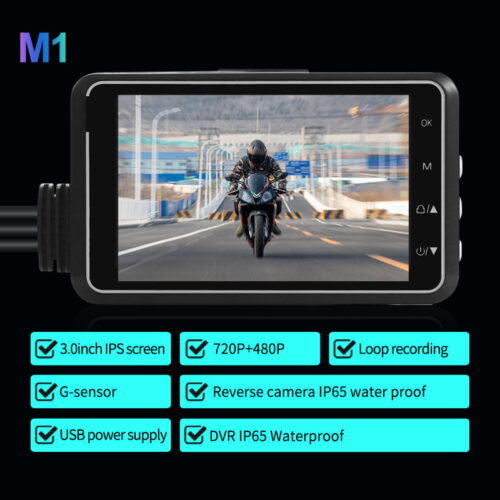 3" 1080P 720P cheap motorbike camera  loop records video camera for motorcycles bus motorcycle dvrs factory oem service