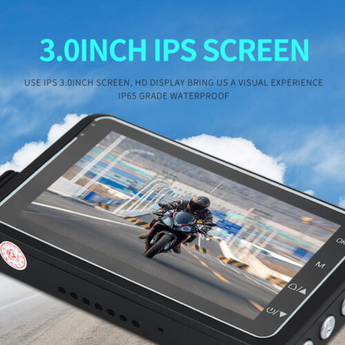 3" 1080P 720P cheap motorbike camera  loop records video camera for motorcycles bus motorcycle dvrs factory oem service