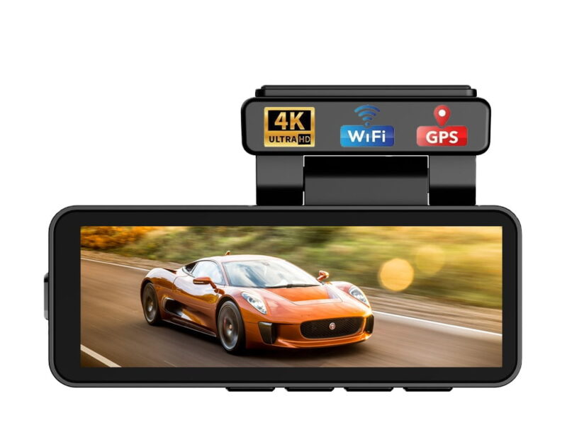 Новая пеjpgдняя видеорегистратор 4K со встроенным Wi-Fi GPS-видеорегистратором для автомобилей 3.2ом IPS и управлением через приложение G-сенсор ночного видения New Dash Cam 4K Front Built-in WiFi GPS Dash Camera for Cars 3.2" IPS Screen Dashcam with App Control Night Vision G-Sensor