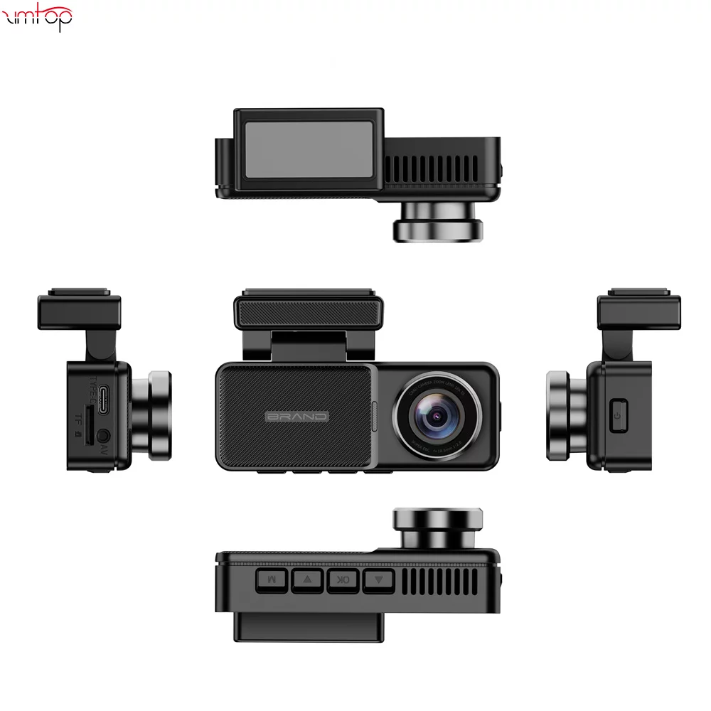 New Dash Cam 4K Front Built-in WiFi GPS Dash Camera for Cars 3.2" IPS Screen Dashcam with App Control Night Vision G-Sensor