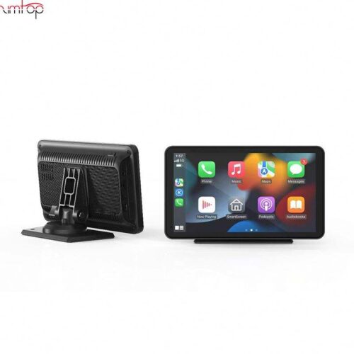 H6cd37026087d45f0bad057d9201c8453L Wireless 7 inch Carplay Portable Carplay Tablet Android Auto Car Stereo Radio Player Video Touch Screen Carplay