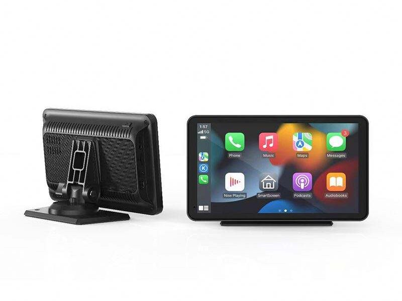 H6cd37026087d45f0bad057d9201c8453L Wireless 7 inch Carplay Portable Carplay Tablet Android Auto Car Stereo Radio Player Video Touch Screen Carplay