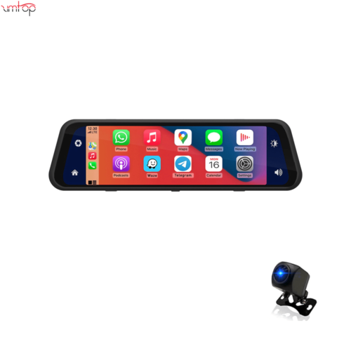 H9a1f3f55ca3b4985a8ddab9a72a168cbX (1) 10 Inch 4K 2160P Car DVR Carplay Auto WIFI GPS Dash Cam BT FM Camera Stream RearView Mirror Recorder