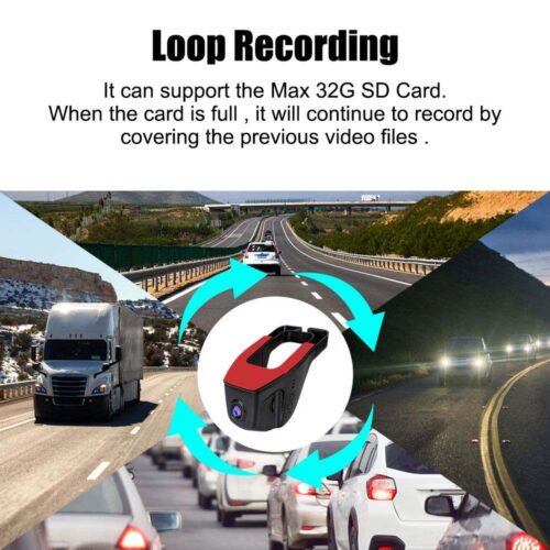 Android Player Car DVR USB DashCam Camera Dash Cam HD Registrate Recorder Built-in 16G ADAS 32G Extension Auto Accessories