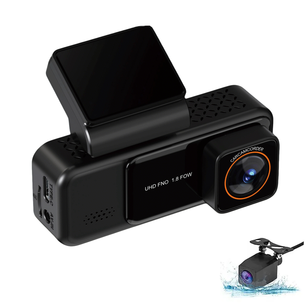 Heiße 4K -Dashjpgamera vorne und hinteniFi Dash Kamera für Autos mit App 2160p Nachtsicht 170 ° Weitwinkel 24h Parkplatz Hot 4k Dash Cam Front and Rear 3.2 IPS Screen WiFi Dash Camera for Cars with App 2160P Night Vision 170° Wide Angle 24H Parking