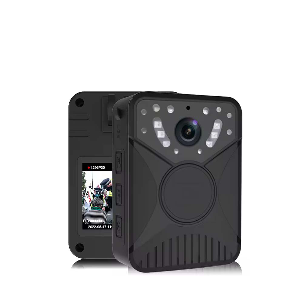Zimtop Full HD 1080P Body Cam Live Streaming Recorder Night Vision External Storage Body Worn Camera