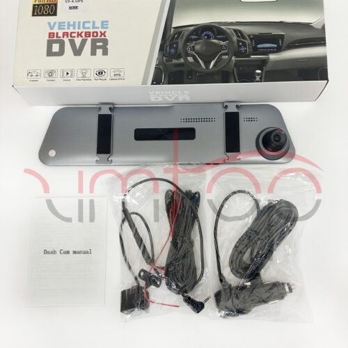 H11触屏款-3 Hot New Selling 4.5 Inch Dual Lens 1080p Wdr Car Black Box Video Recorder Auto Dvr Driving Car Mirror Dashcam Camera