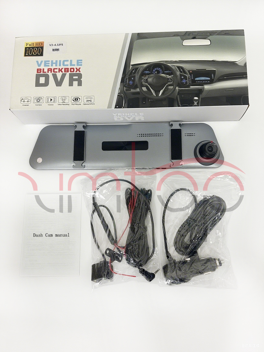 H11触屏款-3 Hot New Selling 4.5 Inch Dual Lens 1080p Wdr Car Black Box Video Recorder Auto Dvr Driving Car Mirror Dashcam Camera