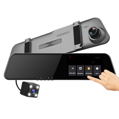 主图 Hot New Selling 4.5 Inch Dual Lens 1080p Wdr Car Black Box Video Recorder Auto Dvr Driving Car Mirror Dashcam Camera