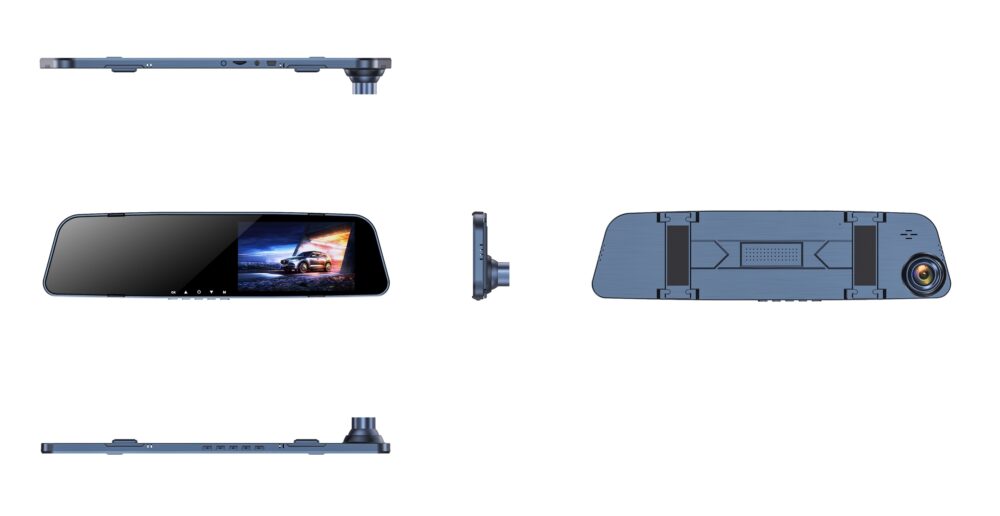 微信图片_20250725093124 Hot 4.5-inch Night Vision Dual Lens Car Dvr Driving Recorder with Rearview Mirror 1080P High-definition Car Dash Cam