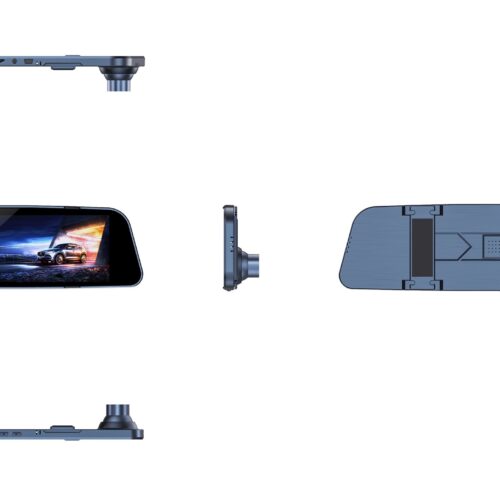 微信图片_20250725093124 Hot 4.5-inch Night Vision Dual Lens Car Dvr Driving Recorder with Rearview Mirror 1080P High-definition Car Dash Cam