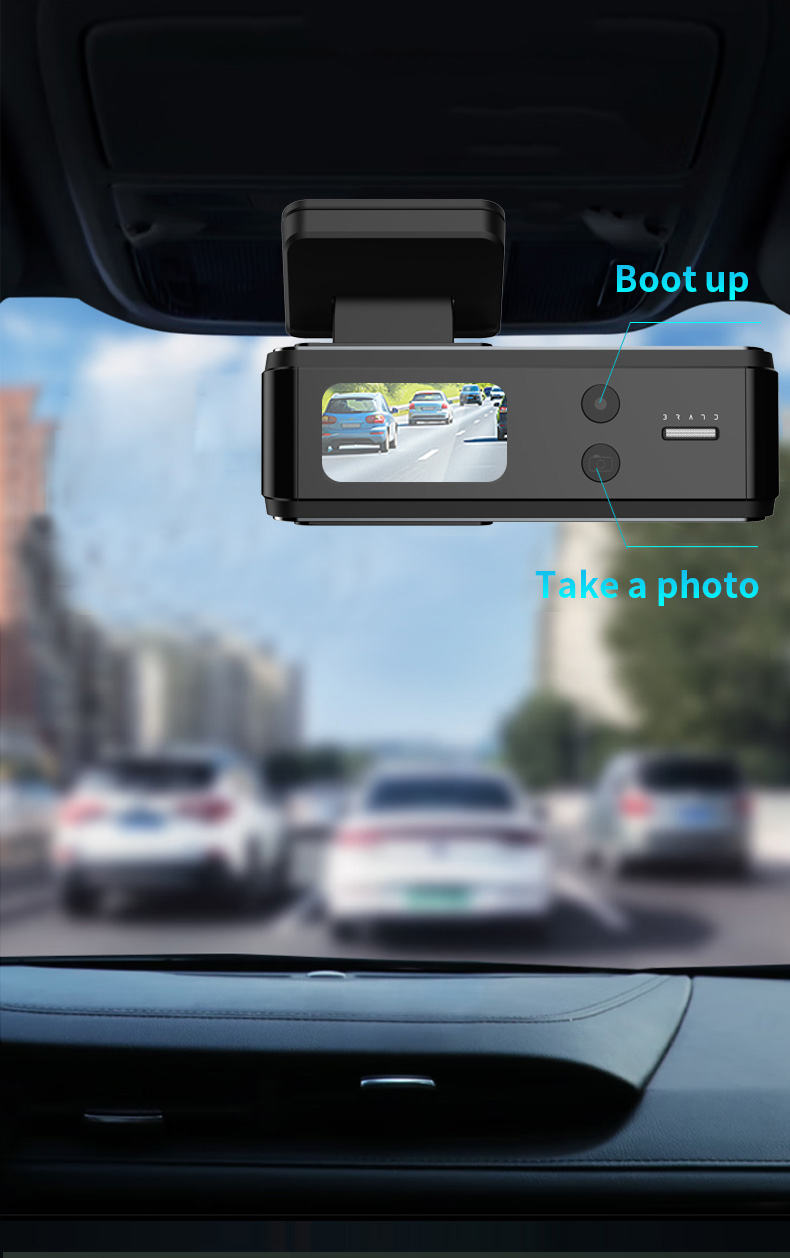 主图_004 Hot 4k Car Black Box Mini Car Dvr 4K Dash Camera Wifi Dual Lens Front and Rear Car Camera Night Vision APP Cpntrol G-sensor