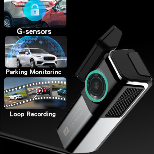 主图_006 Hot 4k Car Black Box Mini Car Dvr 4K Dash Camera Wifi Dual Lens Front and Rear Car Camera Night Vision APP Cpntrol G-sensor