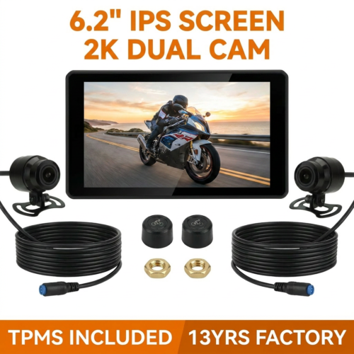 Professional Motorcycle Dash Cam M15 Dual 1080P Full HD 4G LTE Remote Monitoring GPS Fleet Management System 9-36V Wide Voltage