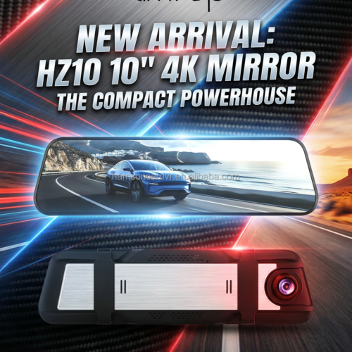 Ultra HD Car Dash Cam 10 IPS Screen Dual Channel 4K+1080 WiFi GPS Night Vision G-Sensor Dashboard Camera