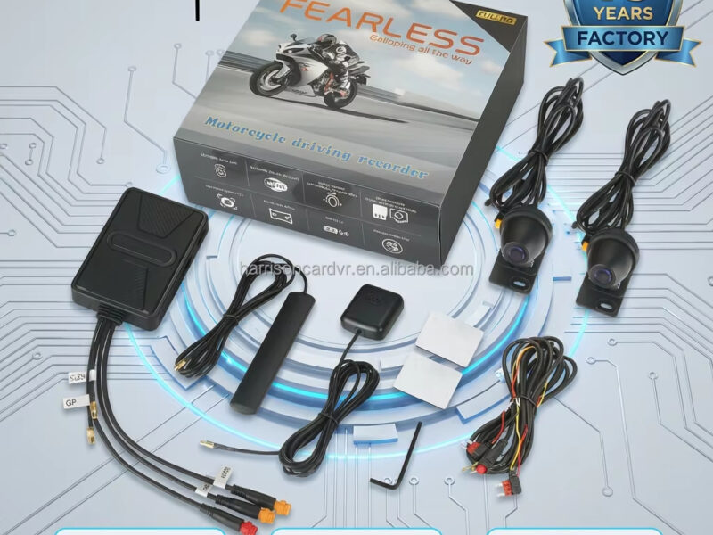 Professional Motorcycle Dash Cam M15 Dual 1080P Full HD 4G LTE Remote Monitoring GPS Fleet Management System 9-36V Wide Voltage